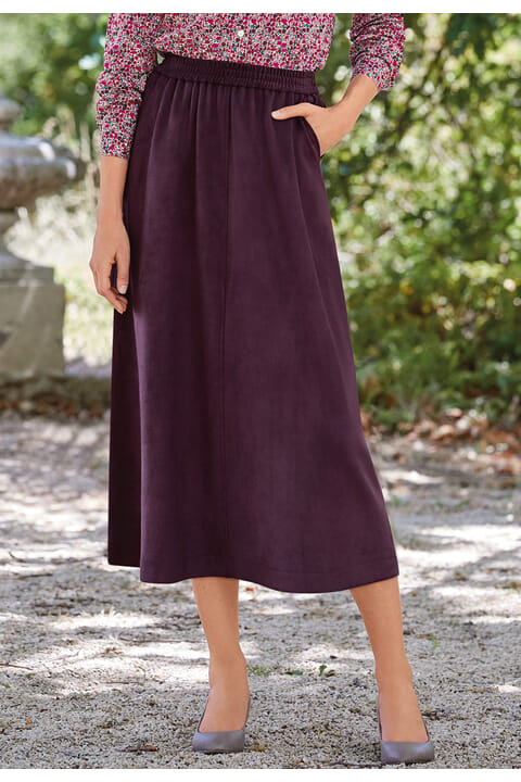 Download Checked pleated skirt