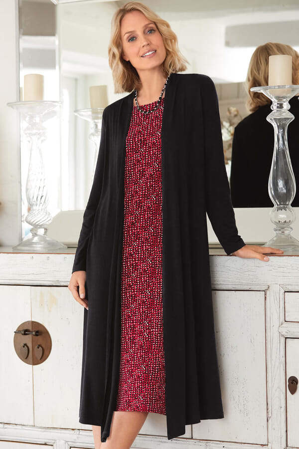 Download Printed jersey mock front dress | Sale | Cotswold Collections