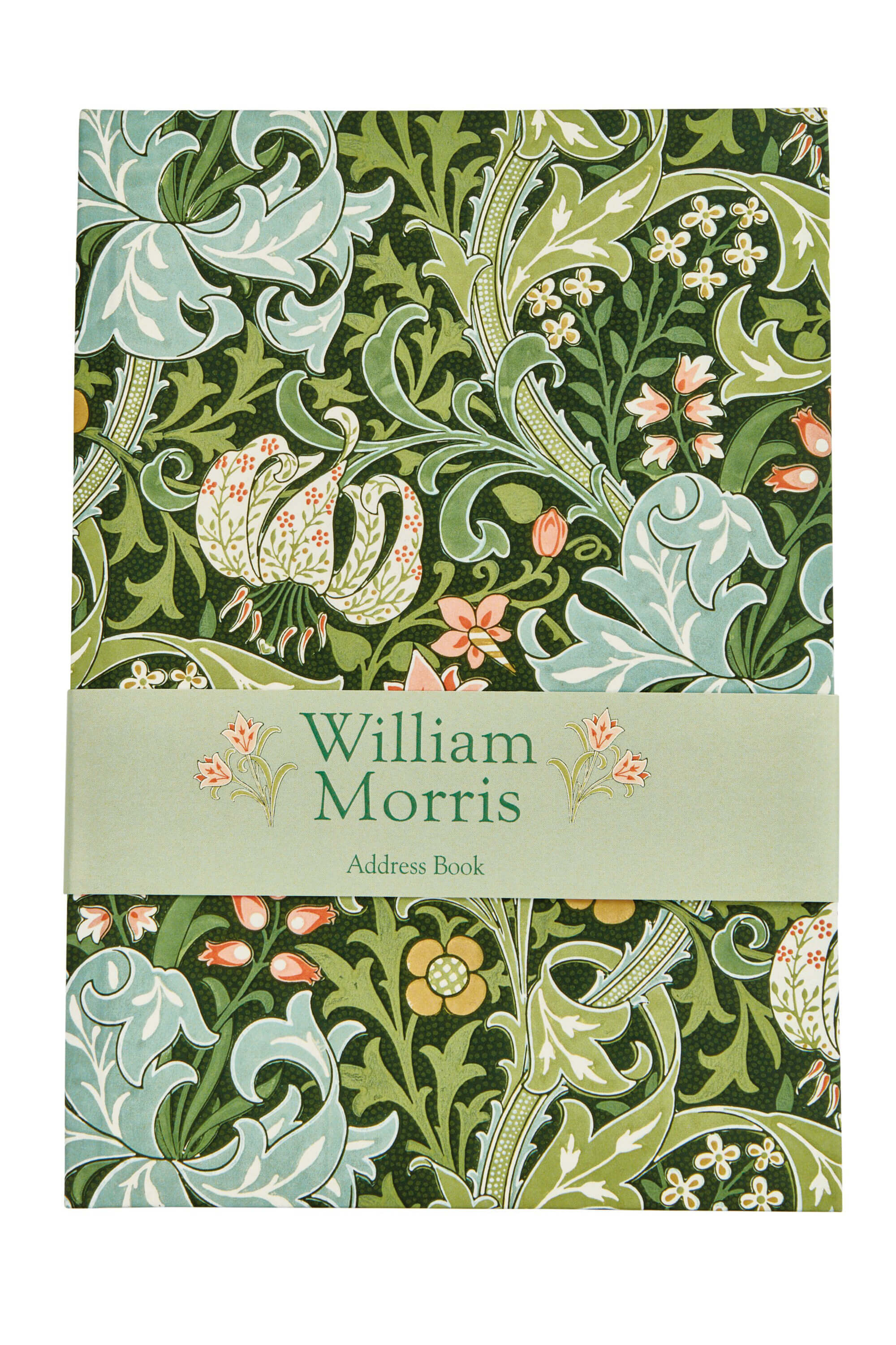William Morris Adress- & Geburtstagsbuch - Stilvolles Adressbuch Mit Wochenkalender