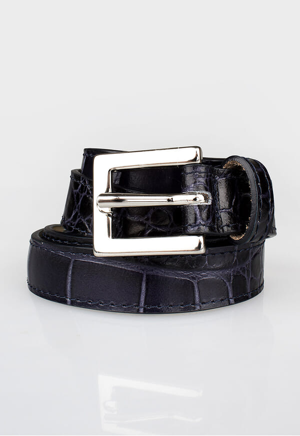 Download Mock-croc leather belt